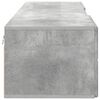 vidaXL Wooden Cabinet Concrete Grey 150 x 39 x 30 cm Engineered Wood