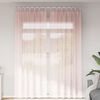 vidaXL Voile Curtains with Loops 2 pcs Light Pink 140x260 cm