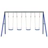 vidaXL Outdoor Swing Set with 4 Swings