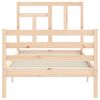 vidaXL Bed Frame without Mattress 90x200 cm Solid Wood