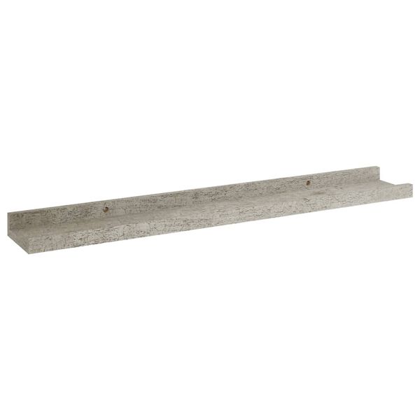 vidaXL Wall Shelves 4 pcs Concrete Grey 60x9x3 cm