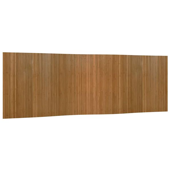 vidaXL Room Divider Brown Width 600 cm Height 165 cm Bamboo