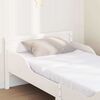 vidaXL Bed Frame with Mattress White 80 x 200 cm Solid Pine Wood