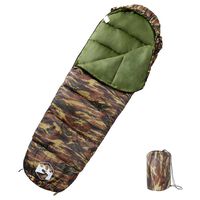 vidaXL Mummy Sleeping Bag for Adults Camping 3 Seasons