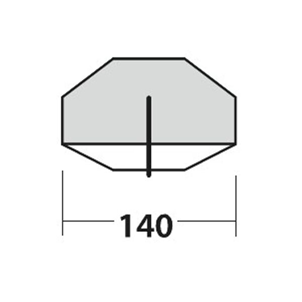 Easy Camp Umbrella Beach Shelter Coast Grey and Sand