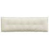 vidaXL Back Pillow Cream 160 x 50 cm Corduroy Fabric