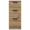 vidaXL Sideboards 2 pcs Artisan Oak 30x30x70 cm Engineered Wood
