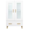 vidaXL Highboard White 70x31x115 cm Engineered Wood