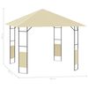 vidaXL Garden Gazebo 3x3x2.6 m Cream 160g/m&sup2;
