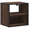 vidaXL Wall-mounted Bedside Cabinets 2 pcs Brown Oak 40x31x39.5 cm