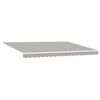 vidaXL Awning Replacement Fabric Light Grey 430 x 345 cm Polyester