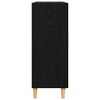 vidaXL Sideboard Black oak 34 x 69.5 x 90 cm Engineered wood