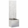 vidaXL Garden Privacy Screen Sliver 50 x 32 x 150 cm Stainless steel