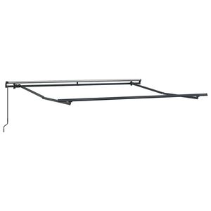 vidaXL Awning Frame Manual Anthracite 3.5 x 2.5 m Aluminium