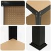 vidaXL Work Benches with Shelf Black 81 x 41 x 145 cm Engineered Wood