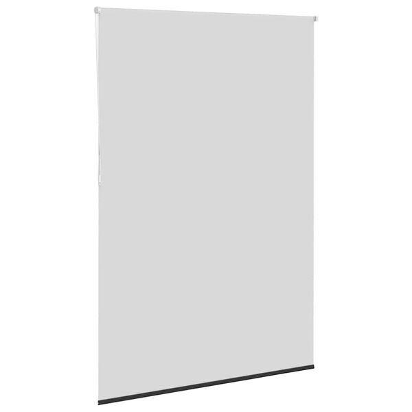vidaXL Roller Blind Blackout Black 145x230 cm Fabric Width 141.6 cm Polyester