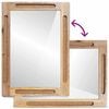 vidaXL Bathroom Mirror Brown 50 x 70 x 2.5 cm Solid Mango Wood