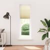 vidaXL Pleated Blind Cream 60x200 cm Fabric Width 59.4 cm Polyester