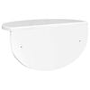 vidaXL Wall Shelf High Gloss White 38 x 19 x 19 cm Engineered Wood