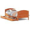 vidaXL Bed Frame without Mattress Wax Brown 90x190 cm Single Solid Wood Pine