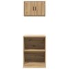 vidaXL Garage Cabinets 2 pcs Artisan Oak Engineered Wood