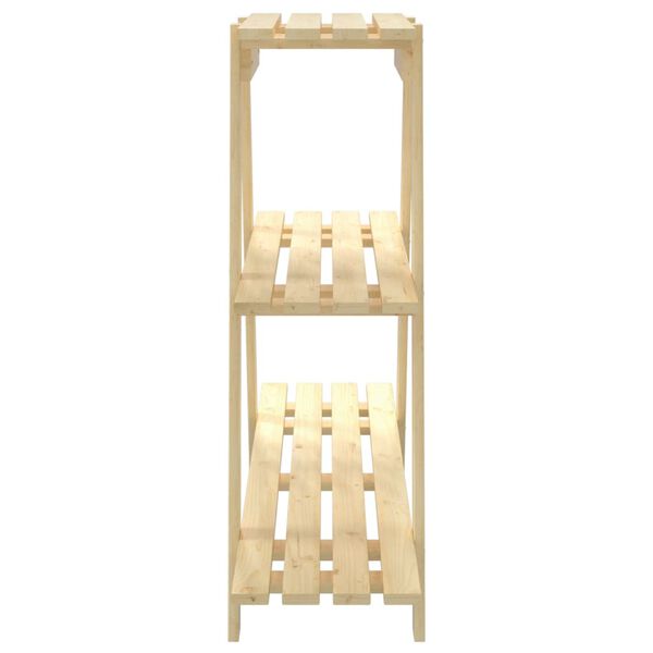 vidaXL Flower Rack 101x23x79 cm Solid Wood Pine