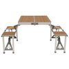 Outwell Folding Camping Table Dawson Bamboo
