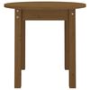 vidaXL Coffee Table Honey Brown Ø 45x40 cm Solid Wood Pine