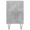 vidaXL TV Cabinet Concrete Grey 69.5x30x50 cm Engineered Wood