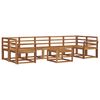 vidaXL Outdoor Sofa Set 8 pcs Natural Solid Acacia Wood