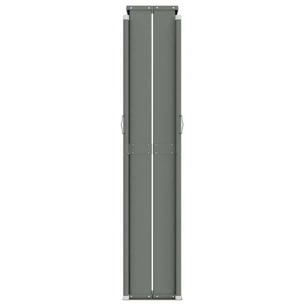 vidaXL Retractable Side Awning Red 220x1000 cm