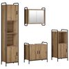 vidaXL Bathroom Cabinet Set 4 pcs Artisan Oak 40 x 36 x 181 cm