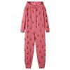 vidaXL Kids' Hooded Onesie Old Pink 104