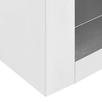 vidaXL Kitchen Wall Cabinet 90x40x50 cm Stainless Steel