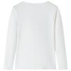Kids' T-shirt with Long Sleeves Ecru 104
