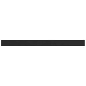 vidaXL Window Sill Black with wood grain 120 x 10 x 4.5 cm PVC