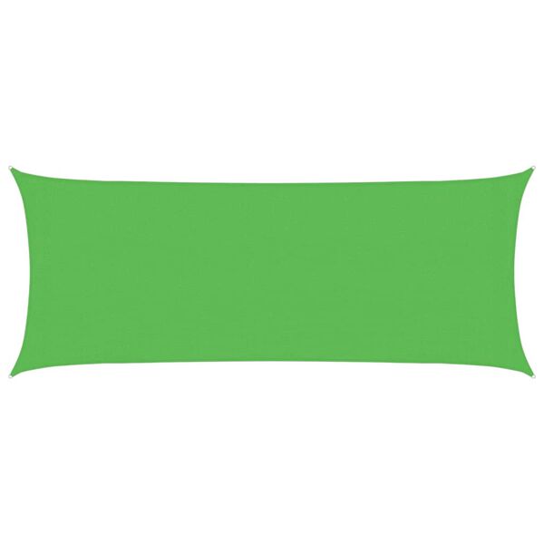 vidaXL Sunshade Sail 160 g/m&sup2; Light Green 2x4.5 m HDPE