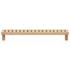vidaXL Wall Hanging Rack Beige 62 x 10 x 12.5 cm Solid Walnut wood