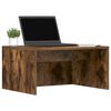vidaXL Wall-Mounted Desk Smoked Oak 60 x 45 x 30 cm Engineered Wood