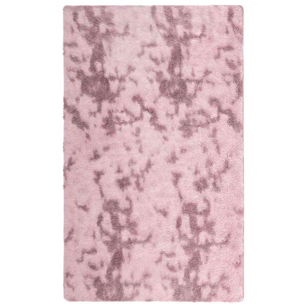 vidaXL Shaggy Rug High Pile NAVARRA Dusty Pink 80x150 cm Polyester