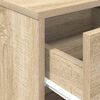 vidaXL Bedside Cabinets 2 pcs with Drawer Sonoma Oak 40x34x50 cm