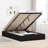 vidaXL Ottoman Bed Frame No Mattress Black Double Velvet