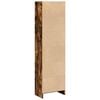 vidaXL Bookcase Smoked Oak 40x24x143 cm Engineered Wood