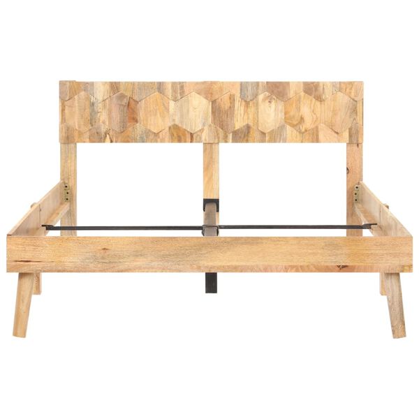 vidaXL Bed Frame without Mattress Solid Mango Wood 120x200cm
