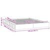 vidaXL Bed Frame without Mattress White 160x200 cm Solid Wood