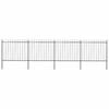 vidaXL Garden Fence | Steel | Sturdy | Rectangular | Modern