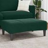 vidaXL Footstool Dark Green 77x55x31 cm Velvet