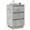 vidaXL Bedside Cabinet Concrete Grey 39 x 34.5 x 65 cm Engineered wood