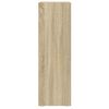 vidaXL Bathroom Cabinet Sonoma Oak 30x30x95 cm Engineered Wood