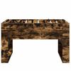 vidaXL Football Table 2 pcs Smoked Oak 146.5 x 74 x 85 cm